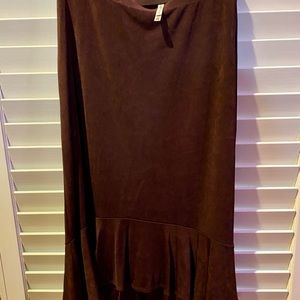 Chocolate brown skirt size medium